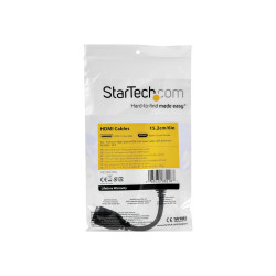 StarTech.com Cable de 15cm de Extensión Alargador HDMI 2.0 de Alta Vel