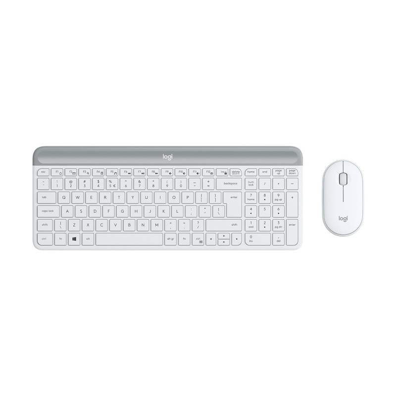 Logitech Slim Wireless Combo MK470 - Juego de teclado y rató | APLIUM