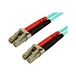 7M OM4 Fiber Optic Patch Cord Aqua - LC/LC - 50/125 - 40/100 | APLIUM