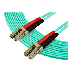 7M OM4 Fiber Optic Patch Cord Aqua - LC/LC - 50/125 - 40/100 | APLIUM