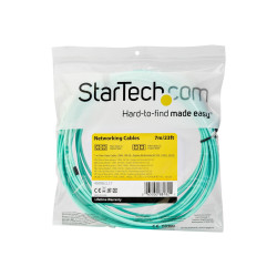 7M OM4 Fiber Optic Patch Cord Aqua - LC/LC - 50/125 - 40/100 | APLIUM