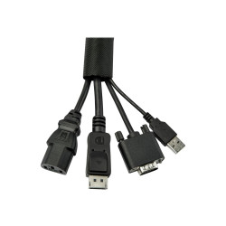 StarTech.com WKSTNCM2 - Cable Management SLEEVE-15 Ft /4.6M | APLIUM