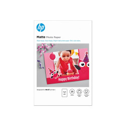 HP Matte Fsc Photo Paper 4X6 25 Sheets | APLIUM