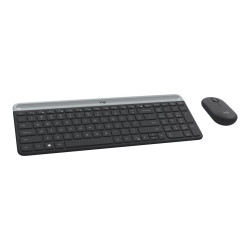 Logitech Slim Wireless Combo MK470 - Juego de teclado y ratón - inalám