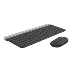 Logitech Slim Wireless Combo MK470 - Juego de teclado y ratón - inalám