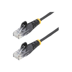 2M Slim CAT6 Cable - Black Snagless - 28 Awg Copper Wire | APLIUM