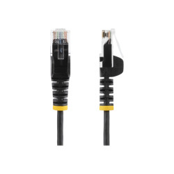 0.5M Slim CAT6 Cable - Black Snagless - 28 Awg Copper Wire | APLIUM
