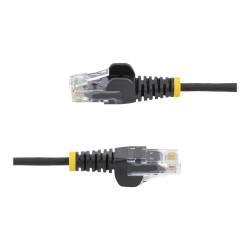 0.5M Slim CAT6 Cable - Black Snagless - 28 Awg Copper Wire | APLIUM