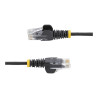 0.5M Slim CAT6 Cable - Black Snagless - 28 Awg Copper Wire | APLIUM