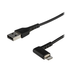 2M Angled Lightning To USB Cable-apple Mfi Certified-black | APLIUM