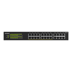 NETGEAR GS324P - Conmutador - sin gestionar - 16 x 10/100/1000 (PoE+)