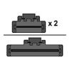Broadcom - Cable interno SAS - 1x8 Slim SAS (SFF-8654) (M) a 2x4 Slim