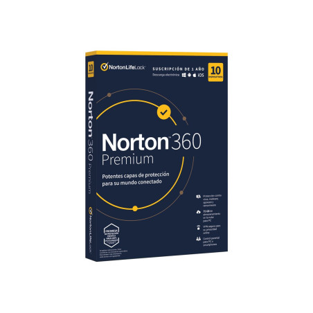 Norton 360 Premium licencia de suscripción (1 año) - 10 dispositivos,