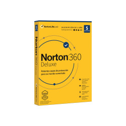 Norton 360 Deluxe licencia de suscripción (1 año) - 5 dispositivos, 50