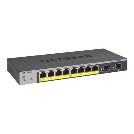 NETGEAR Smart GS110TPv3 - Conmutador - inteligente - 8 x 10/ | APLIUM