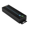 StarTech.com Hub Concentrador Ladron USB 3.0 de 10 Puertos con Adaptad