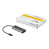 StarTech.com Hub USB-C 10Gbps de 3 Puertos con Lector de Tarjetas de M