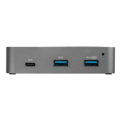 StarTech.com Hub USB-C de 3 Puertos con Puerto de Red Ethernet - USB 3