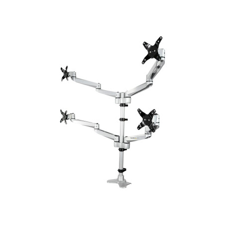 StarTech.com Soporte de Montaje para Cuatro Monitores - Montura con 4