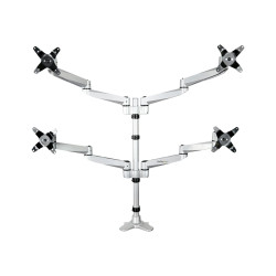 StarTech.com Soporte de Montaje para Cuatro Monitores - Montura con 4