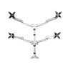 StarTech.com Soporte de Montaje para Cuatro Monitores - Montura con 4