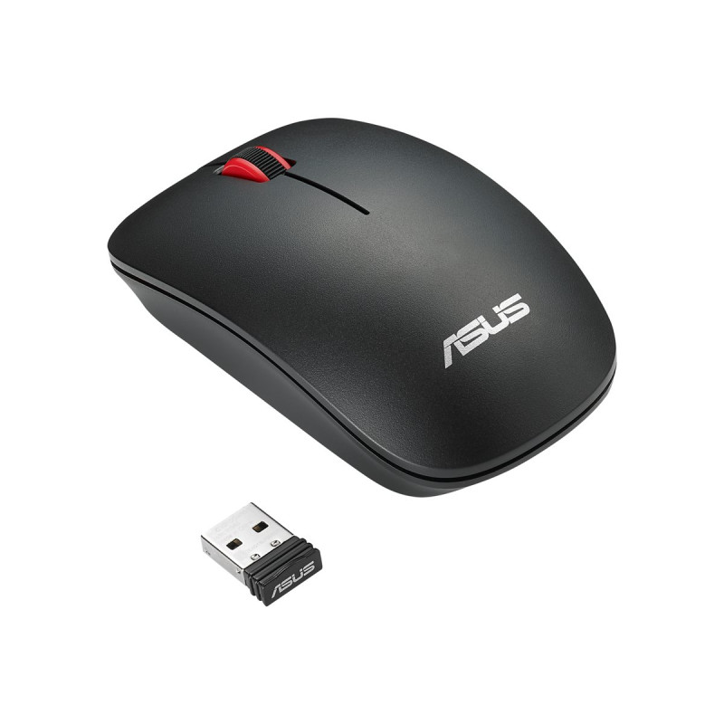ASUS WT300 - Ratón - diestro y zurdo - óptico - inalámbrico - 2.4Ghz -