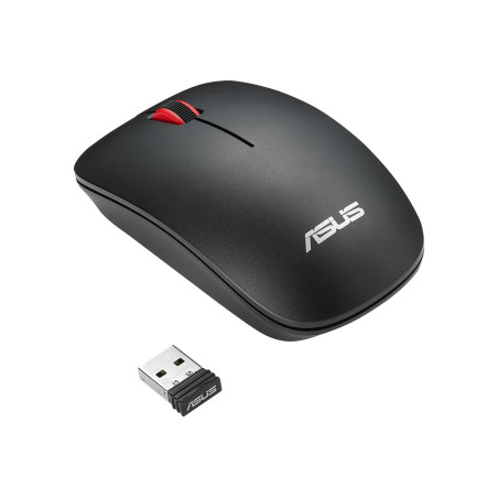 ASUS WT300 - Ratón - diestro y zurdo - óptico - inalámbrico - 2.4Ghz -