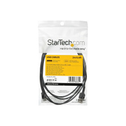 StarTech Cable de 2m de Carga USB A a USB C - de Carga Rápida y Sincro