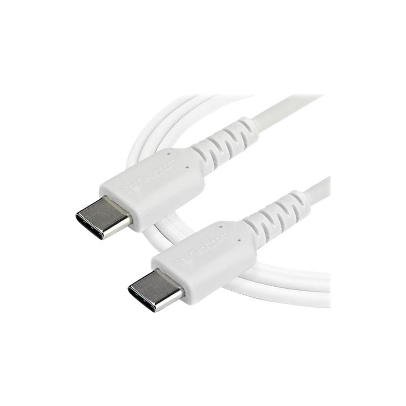 2M USB C Cable White High Quality Aramid Fiber | APLIUM