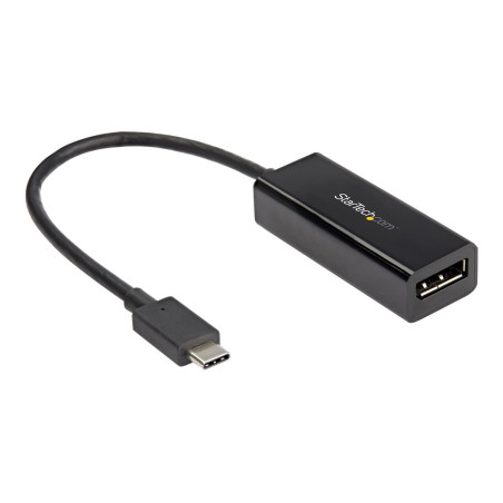 StarTech USB C to DisplayPort Adapter, 8K/5K/4K USB Type C to DP 1.4 A