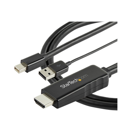 6.6FT HDMI To Mini Displayport Cable - 4K 30HZ - Usb-powered | APLIUM