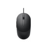 Dell MS3220 - Ratón - laser - 5 botones - cableado - USB 2.0 - negro -