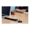 Dual Head Coiled T-bar Security Keyed Cable Lock | APLIUM