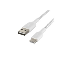 Belkin BoostCharge - Cable USB - USB-C (M) a USB (M) - 1 m - blanco