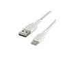 Belkin BoostCharge - Cable USB - USB-C (M) a USB (M) - 1 m - blanco