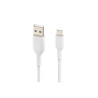 Belkin BoostCharge - Cable USB - USB-C (M) a USB (M) - 1 m - blanco