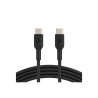 Belkin BoostCharge - Cable USB - USB-C (M) a USB-C (M) - 2 m - negro