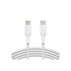 Belkin BoostCharge - Cable USB - USB-C (M) a USB-C (M) - 1 m - blanco