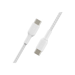 Belkin BoostCharge - Cable USB - USB-C (M) a USB-C (M) - 1 m - blanco