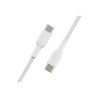 Belkin BoostCharge - Cable USB - USB-C (M) a USB-C (M) - 1 m - blanco
