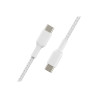 Belkin BoostCharge - Cable USB - USB-C (M) a USB-C (M) - 1 m - blanco