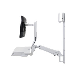 Sv Combo Arm Worksurface Pre-config Small CPU Holder Bwt | APLIUM