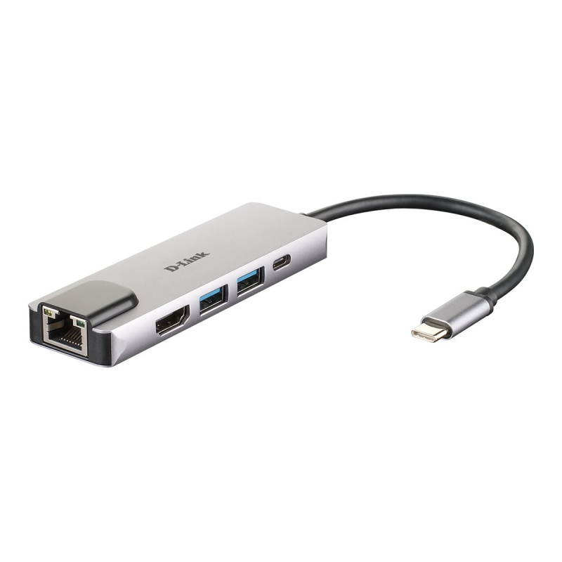 Docking USB Tipo-C D-Link DUB-M520/ 2xUSB/ 1xUSB Tipo-C/ 1xHDMI 4K/ 1x