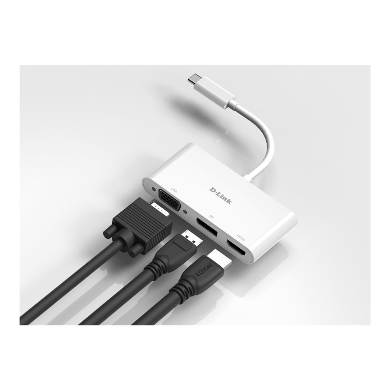 3-IN-1 Usb-c To HDMI/VGA Displayport Adapter | APLIUM