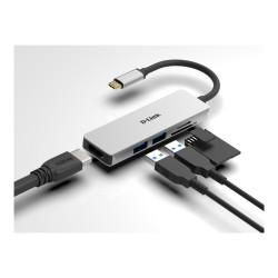 D-Link DUB-M530 - Estación de conexión - USB-C / Thunderbolt 3 - HDMI