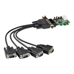 Startech Tarjeta Adaptadora Serie PCI Express RS232 de 4 Puertos - Tar