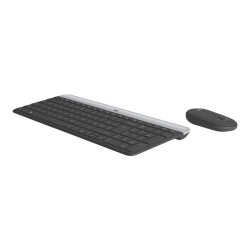 Logitech Slim Wireless Combo MK470 - Juego de teclado y ratón - inalám
