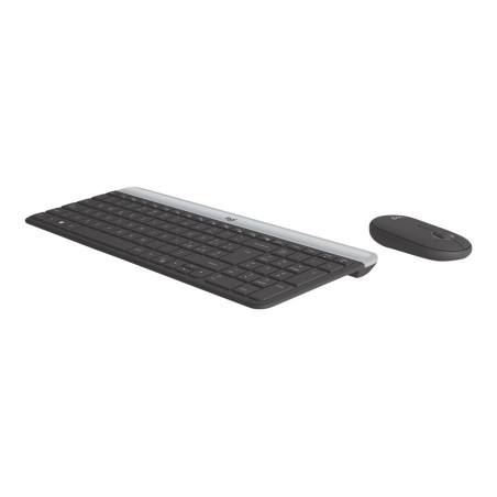 Logitech Slim Wireless Combo MK470 - Juego de teclado y ratón - inalám