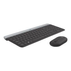 Logitech Slim Wireless Combo MK470 - Juego de teclado y ratón - inalám