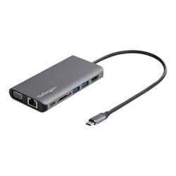 StarTech.com Adaptador Multipuertos USB-C con HDMI o VGA y Cable de Co